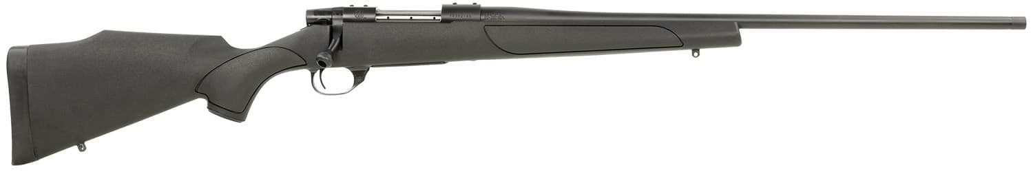 Weatherby VTX306SR2T Vanguard Obsidian Full Size 30-06 Springfield 5+1 22" Blued #2 Contour Threaded Barrel, Blued Drilled & Tapped Steel Receiver, Black Monte Carlo Synthetic Stock