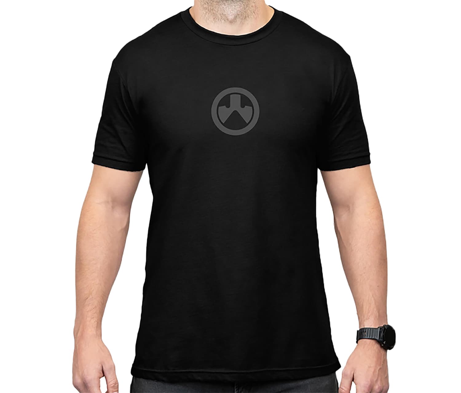 Magpul MAG1115-001-S Icon Logo Black Cotton/Polyester Short Sleeve Small