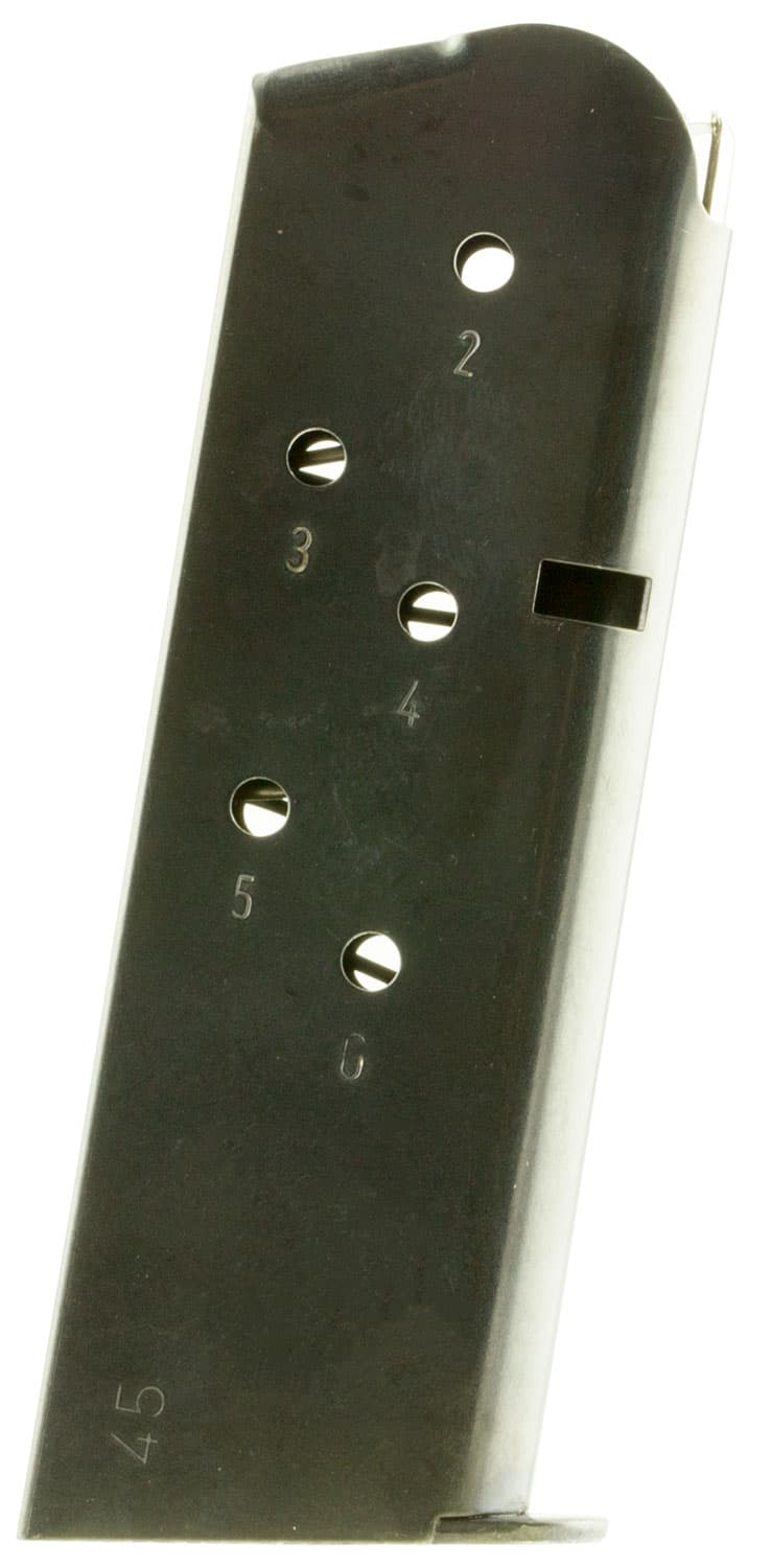 Magnum Research MAG1911456 1911 Black Detachable 6rd 45 ACP