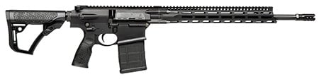 Daniel Defense 0215813210055 DD5 V4 *CA Compliant 7.62x51mm NATO 18" 10+1 Black Hard Coat Anodized Black Phosphate 6 Position w/SoftTouch Overmolding Stock Black Polymer Grip