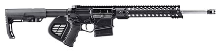 Patriot Ordnance Factory POF 01736 ROGUE RFLE DI CA 16 11M RAIL 6.5 BLK