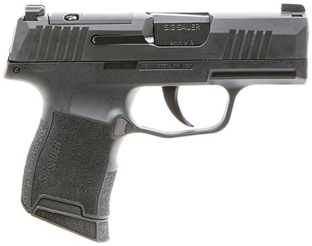 Sig Sauer 3659BXR3P P365 BXR Micro-Compact 9mm Luger 10+1 3.10" BlackBarrel, Black Nitron Optic Ready/Serrated Slide, Black Polymer Grips