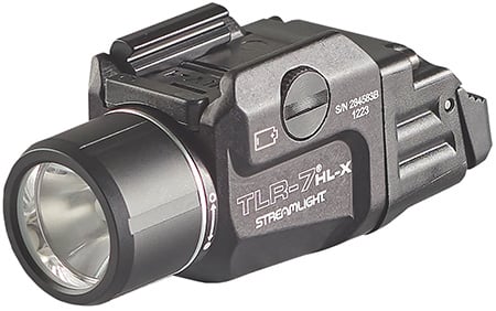 Streamlight, TLR-7 HL-X USB, 1,100 Lumens, 1 Hour Runtime, Multi-Fuel, Anodized Finish, Black, Includes High and Low Switch, (1) SL-B9 Rechargeable Battery, USB Charging Cable, Multitool and Key Kit